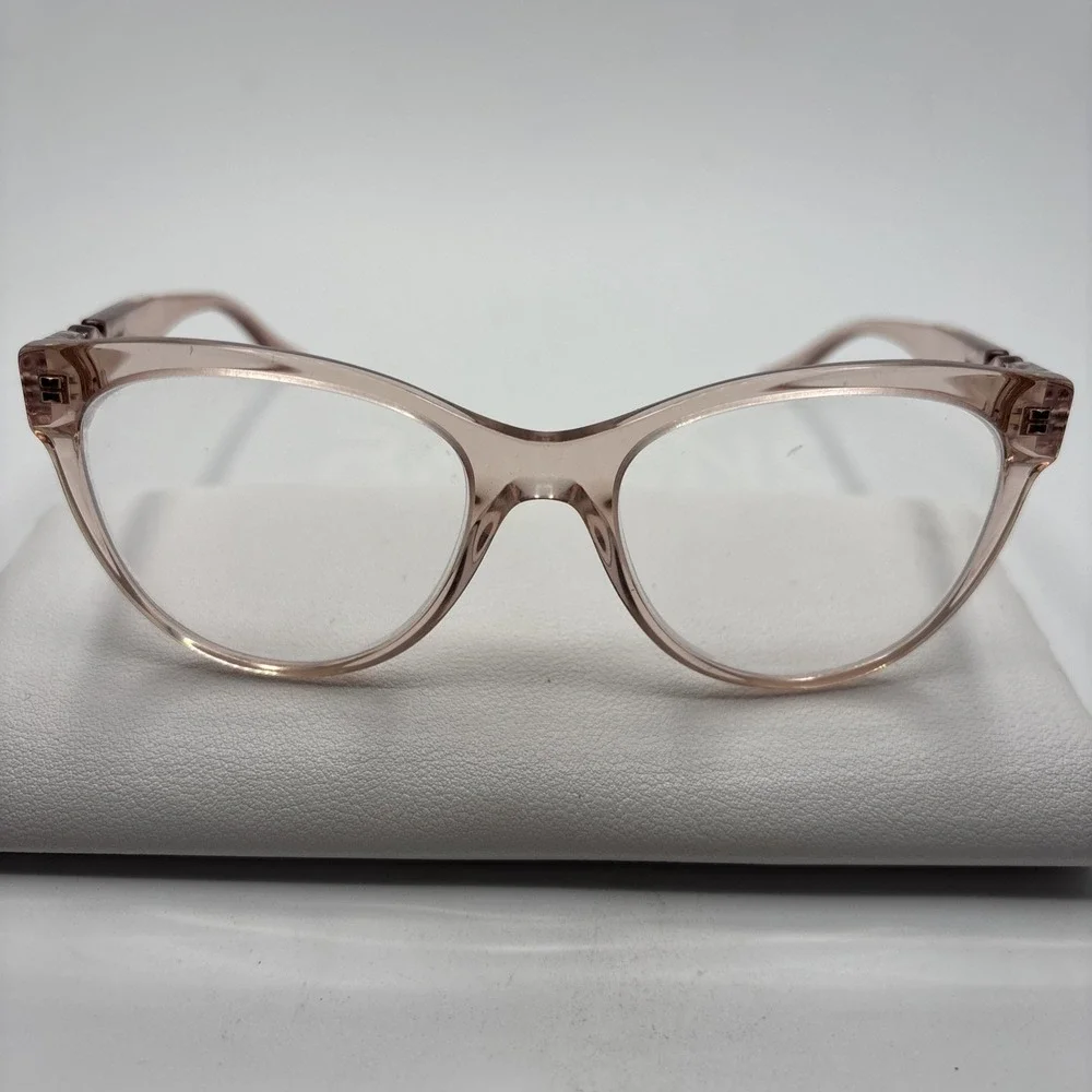 Versace Eyeglasses MOD 3304 5339 Glasses Crystal Pink Pale Gold 53-18-140mm #224
